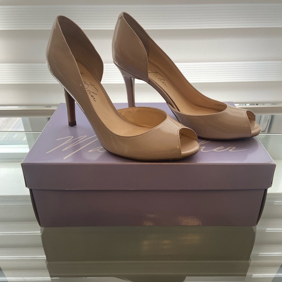 Marc Fisher Shoes - Marc Fisher - Beige peep toe heels - Size 6